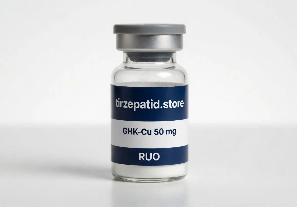 GHK-CU 50 MG Lyophilisat Novell RUO - Produktfoto tirzepatid.store
