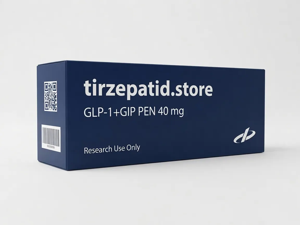 GLP-1+GIP 20mg Flasche RUO - Produktfoto tirzepatid.store