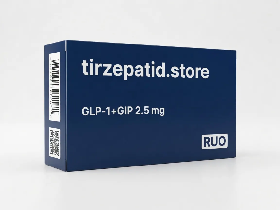 GLP-1+GIP 2.5 mg Flasche RUO - Produktfoto tirzepatid.store