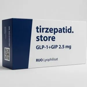 GLP-1+GIP 2.5 mg Flasche Lyophilisat RUO - Produktfoto tirzepatid.store