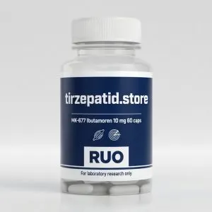 MK-677 Ibutamoren 10 mg 60 Kapseln RUO - Produktfoto tirzepatid.store