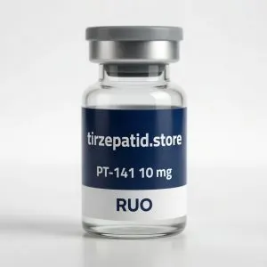 PT-141 10 mg RUO - Produktfoto tirzepatid.store