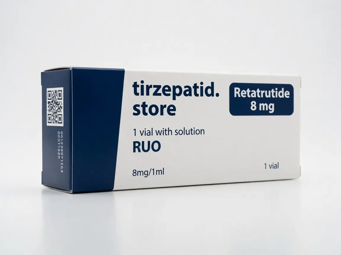 Triple G 8 mg Flasche RUO - Produktfoto tirzepatid.store