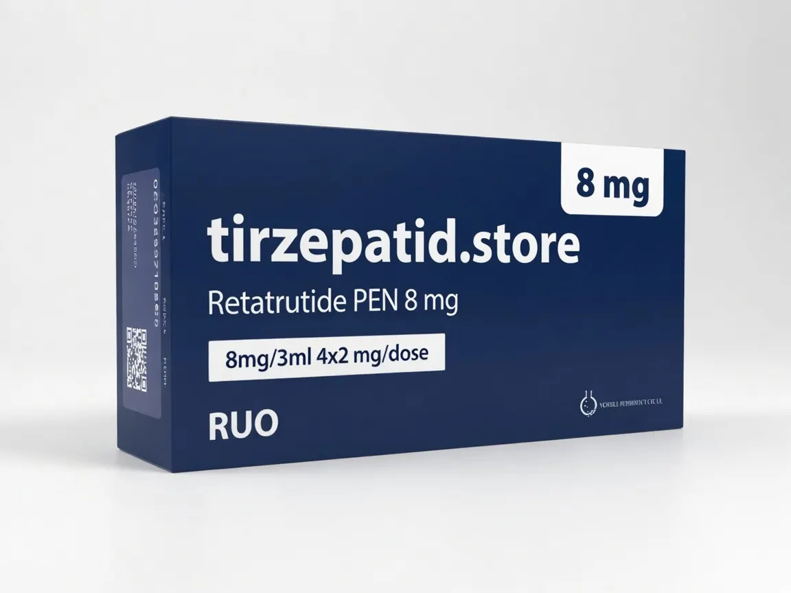 Triple G 8 mg Dosierapplikator PEN (RUO) RUO - Produktfoto tirzepatid.store