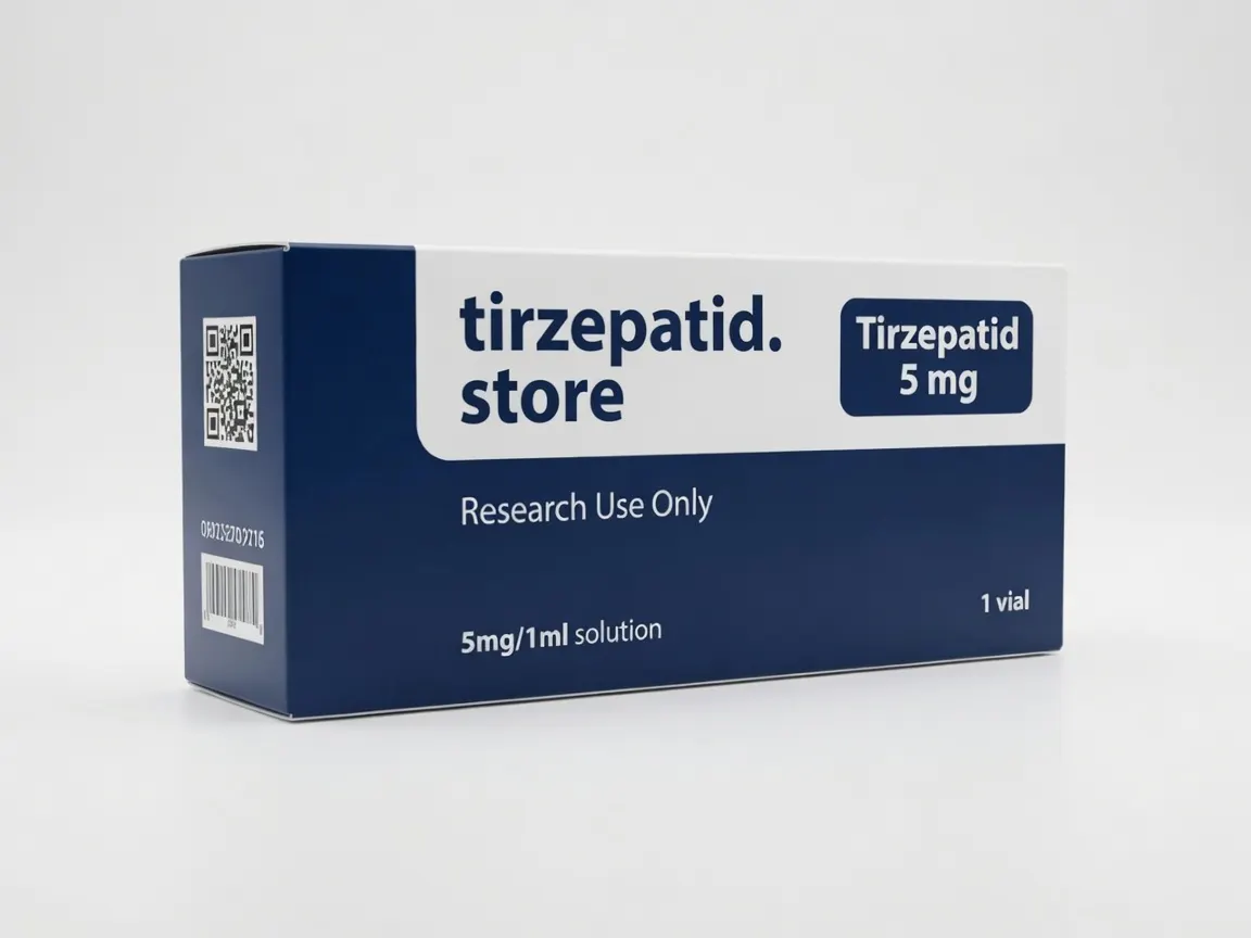 GLP-1+GIP 5 mg Flasche RUO - Produktfoto tirzepatid.store