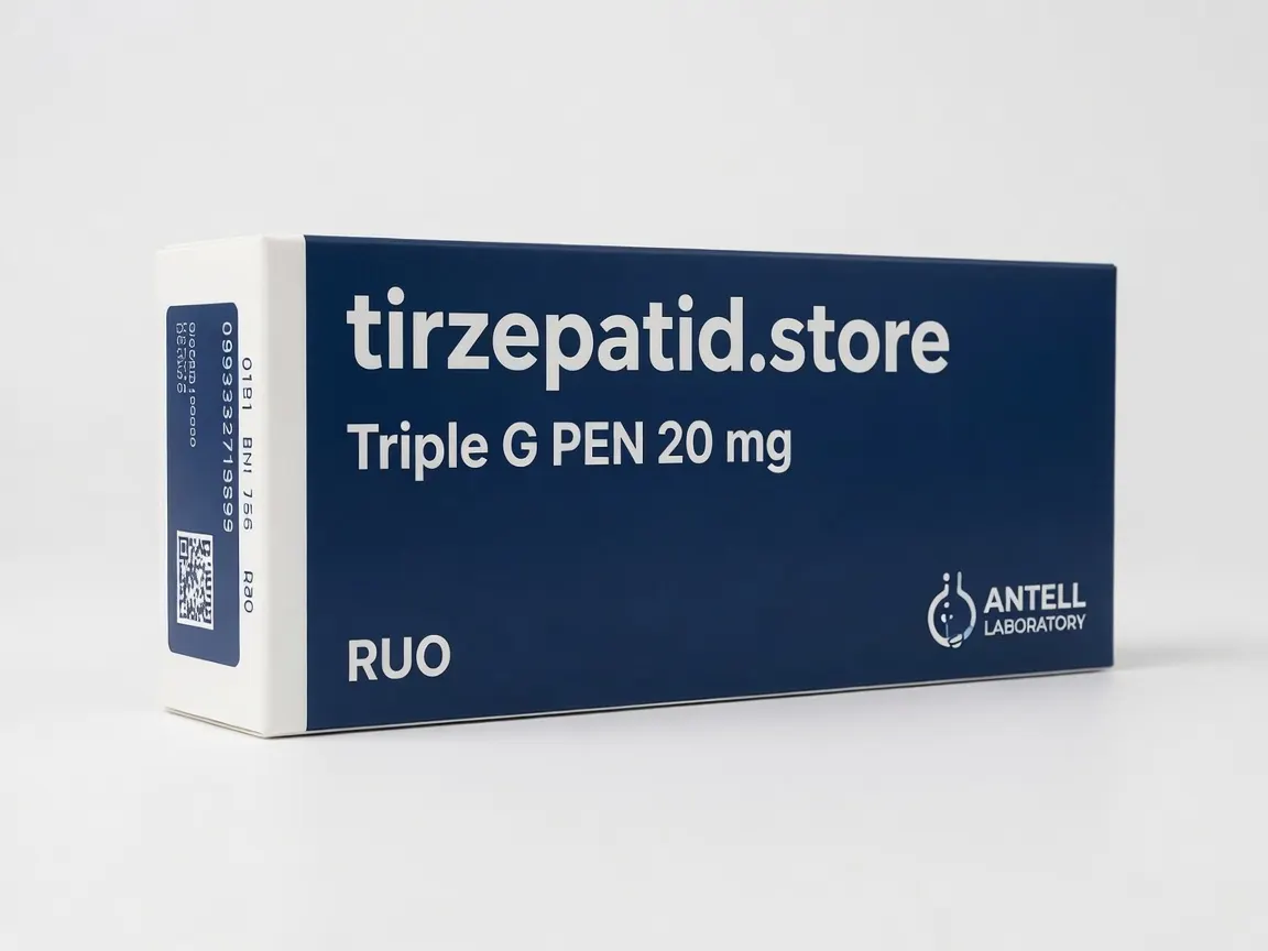 Triple G 20 mg Dosierapplikator PEN (RUO) RUO - Produktfoto tirzepatid.store
