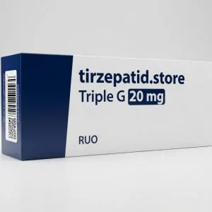Triple G 20mg Flasche Lyophilisat RUO - Produktfoto tirzepatid.store